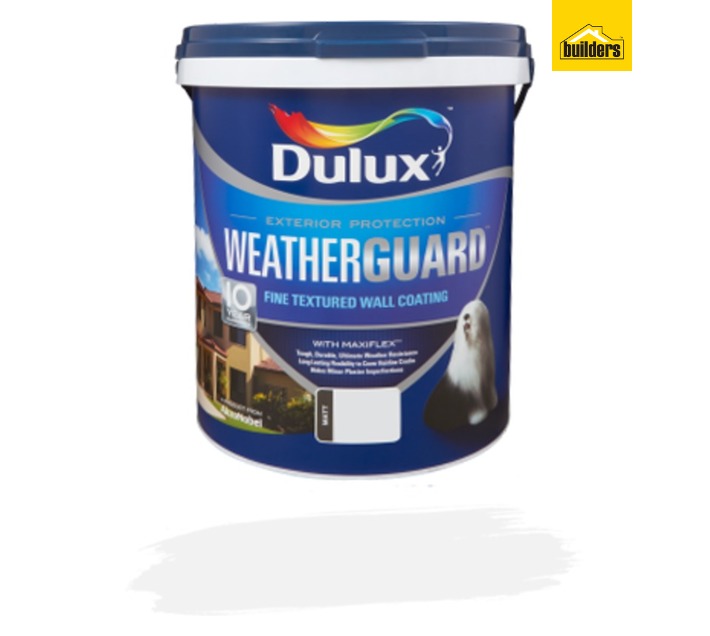 Dulux Weatherguard Base 8 Med (20L) Texture Fine Medium Tinting